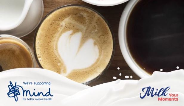 a creamy latte milk your moments campaign